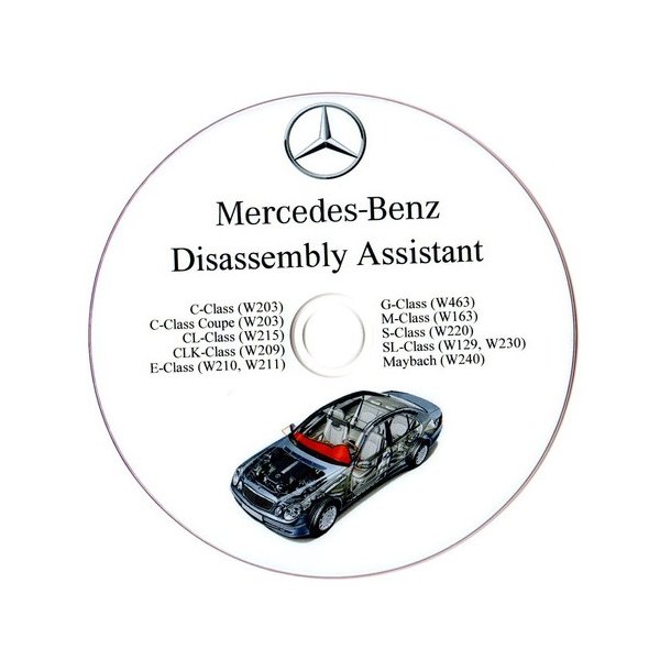 Mercedes Benz disassembly assistant (DVD)